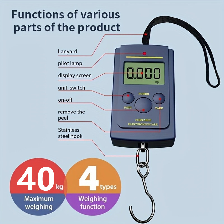 Electronics Repair Workshop - 40kg Multifunctional Mini Electronic Digital Portable