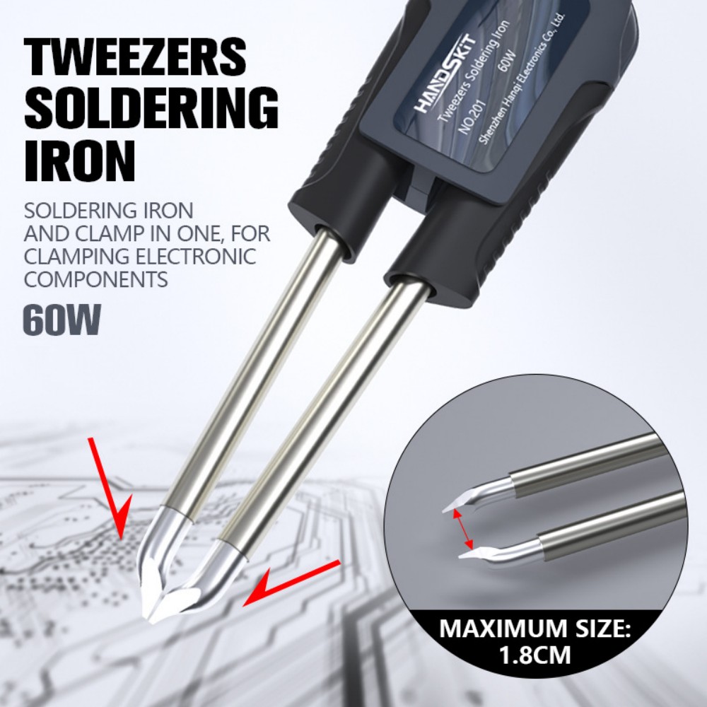 Electronics Repair Workshop - T12 Soldering Tweezer Handle – Dual-Channel