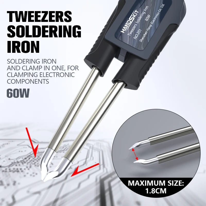 T12 Soldering Station Tweezers - Electronics Repair Workshop review and price